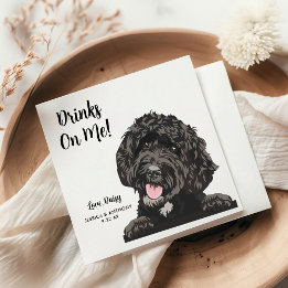 Huwelijkscocktailservetten voor honden servet