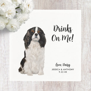 Huwelijkscocktailservetten voor honden servet