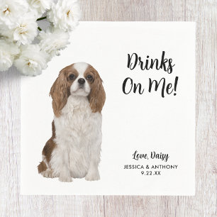 Huwelijkscocktailservetten voor honden servet