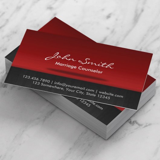 huwelijksconsultant visitekaartje