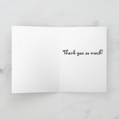 Huwelijksdank III Bedankkaart (Binnen)