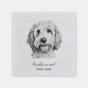 Huwelijksdoek voor honden   Golden Doodle Servet