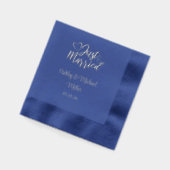 Huwelijksdouane Folie Servetten (Links)