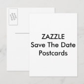 Huwelijksdouane Sla de Briefkaarten van de Datumui (Voorkant / Achterkant)