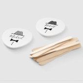 Huwelijkse Gay Bruidegoms Handwaaier (Niet-gemonteerd)