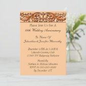 Huwelijkse Jubileum Uitnodiging (Staand voorkant)