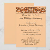 Huwelijkse Jubileum Uitnodiging (Voorkant / Achterkant)