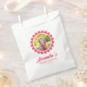 Huwelijksfeest Aangepaste Foto Hart Cirkel Frame Bedankzakje (Geknipt)