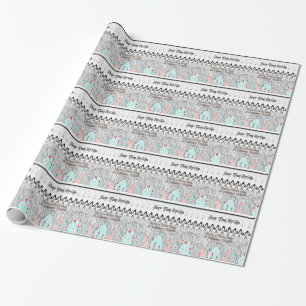 Huwelijksfeest Cadeau Kunstprint Cadeaupapier
