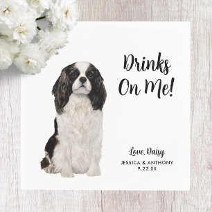 Huwelijksfeest Cocktailservetjes voor honden Servet
