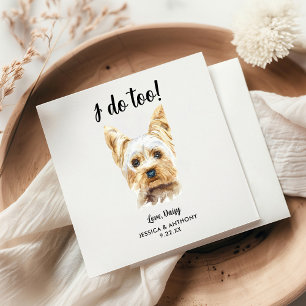 Huwelijksfeest Cocktailservetten voor Honden Servet