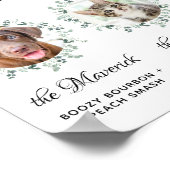 Huwelijksfeest Hondenbar Signatuurdranken 3 Foto Poster (Hoek)