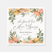 Huwelijksfeest servetten van Main Squeeze Orange (Voorkant)