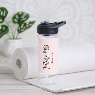 Huwelijksfeest Toekomstige Mevrouw Blush Roze  Waterfles