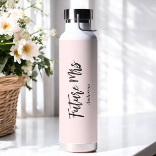 Huwelijksfeest Toekomstige Mevrouw Roze Blush Waterfles