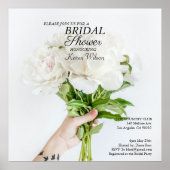 Huwelijksfeest Uitnodiging RSVP Kaart Magneet Post Poster (Voorkant)