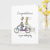 huwelijksfelicitatiebericht kaart (Gele Bloem)