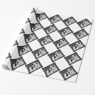 Huwelijksfoto cadeauverpakking cadeaupapier