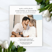 Huwelijksfoto Modern Minimalistische Bruiloft Lage