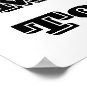 Huwelijksfoto prop bord "Me Too" Poster (Hoek)