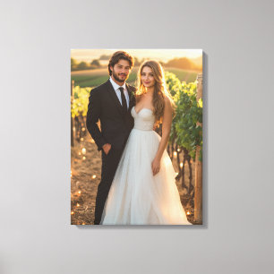 Huwelijksfotocanvas Kunst Canvas Afdruk