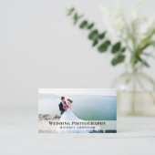 Huwelijksfotograaf QR Code Photo Professional Visitekaartje (Staand voorkant)