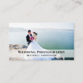 Huwelijksfotograaf QR Code Photo Professional Visitekaartje (Voorkant)