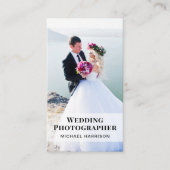 Huwelijksfotograaf QR Code Professionele Foto Visitekaartje (Voorkant)