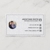 Huwelijksfotografen visitekaartje (Achterkant)