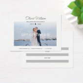 Huwelijksfotografie Cadeaubon Visitekaartje (Bureau)
