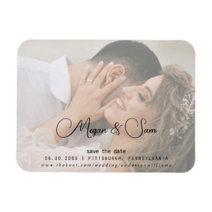 Huwelijksfotografiescript Namen Trouwdatum vastleg Magneet