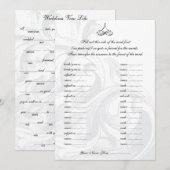 Huwelijksgeloften Libs Bruiloft Kaarten (Voorkant / Achterkant)