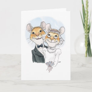 Huwelijksgelukwensen voor een volwassen stel Kaart