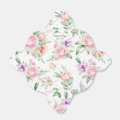 Huwelijksgunstdoos - Bloemendruk Favor Doos Bedankdoosjes (Uitgevouwen)