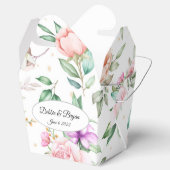 Huwelijksgunstdoos - Bloemendruk Favor Doos Bedankdoosjes (Geopend)