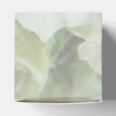 Huwelijksgunstdozen op maat met witte rozen bedankdoosjes (Bovenkant)