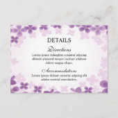 Huwelijksinfo kaart (Voorkant)