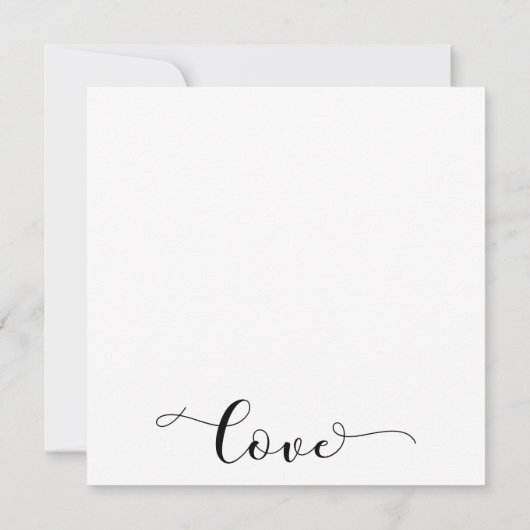 Huwelijksinformatie Elegante Scriptbijlage Kaart (Achterkant)