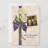 Huwelijksjubileum feest fotolijst kaart (Voorkant)