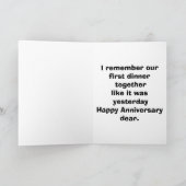 Huwelijksjubileum humor voor man kaart (Binnen)