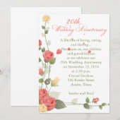 Huwelijksjubileum Kaart (Voorkant / Achterkant)