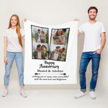 Huwelijksjubileum Liefde 4 Foto Collage Koppel