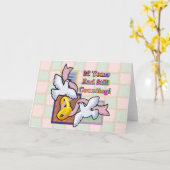 Huwelijksjubileumcadeaus 25 jaar kaart (Gele Bloem)