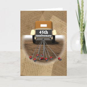 Huwelijksjubileumcadeaus 45 jaar kaart