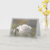 Huwelijksjubileumkaart voor tante en oom kaart (Gele Bloem)