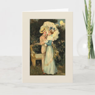 Huwelijkskaart of jubileumkaart voor een Victoriaa Kaart