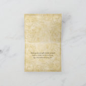 Huwelijkskaarten met bedankje bedankkaart (Binnen)