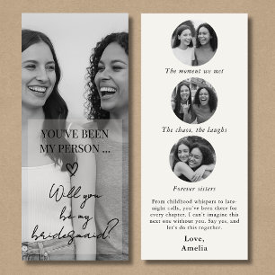 Huwelijksmeisje Voorstel Fotokaart met Herinnering Save The Date