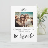 Huwelijksmeisje Voorstelkaart Save The Date (Staand voorkant)