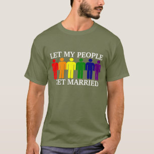 Huwelijksondersteuning voor HBT'ers T-shirt